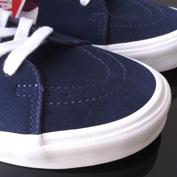 Vans Men\'s Sk8 High Top Leather Suede / Canvas Sneaker main image 9